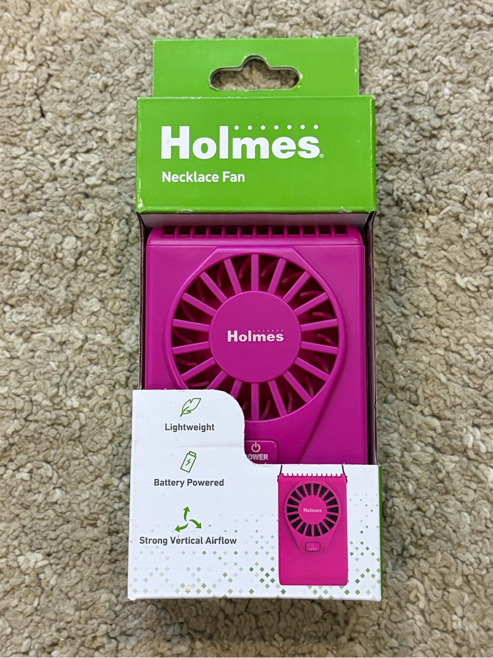 Holmes Necklace Fan - Hot Pink